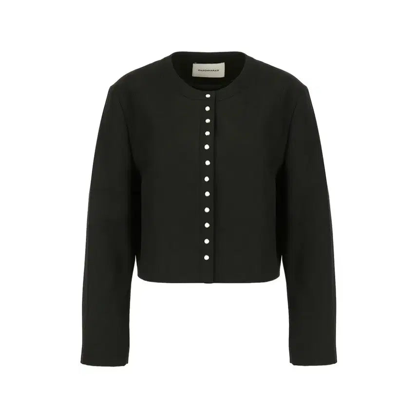 [BUNJANG] Maison Marais Snapped Crop Jacket Black / [중고판매][메종마레] Snapped Crop jk