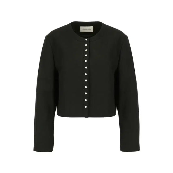 [BUNJANG] Maison Marais Snapped Crop Jacket Black / [중고판매][메종마레] Snapped Crop jk