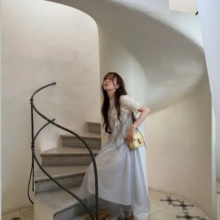 [BUNJANG] Fleta 137 Diamond Dress Dusty Green / 새상품) 플레따 137 다이아몬드 드레스 더스티 그린