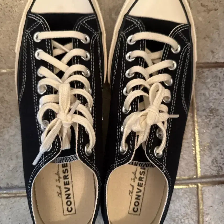 [BUNJANG] Converse Chuck Taylor All Star Black Low Top Sneakers / 컨버스 척테일러 올스타 블랙 로우탑 converse