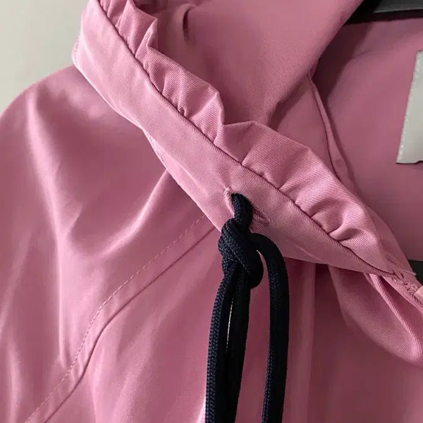 [BUNJANG] Lucky Chouette Hooded Frill Detail Windbreaker Jumper / 럭키슈에뜨 점퍼(새상품)