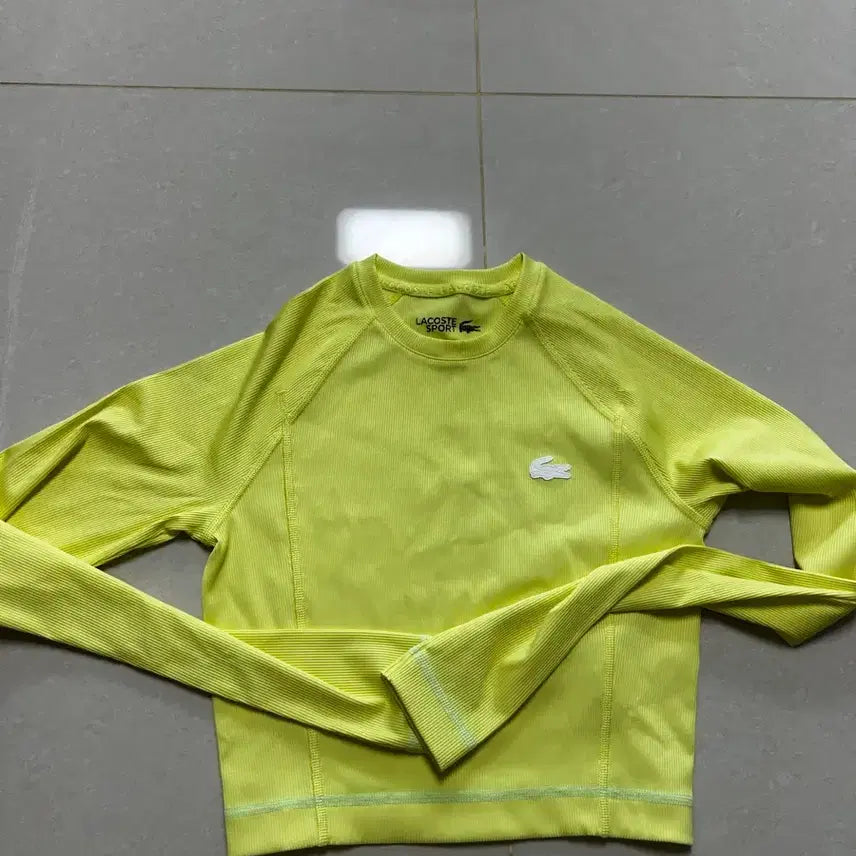 [BUNJANG] Lacoste Sport Tennis Crop T-Shirt / 라코스테 스포츠 테니스 크롭티셔츠