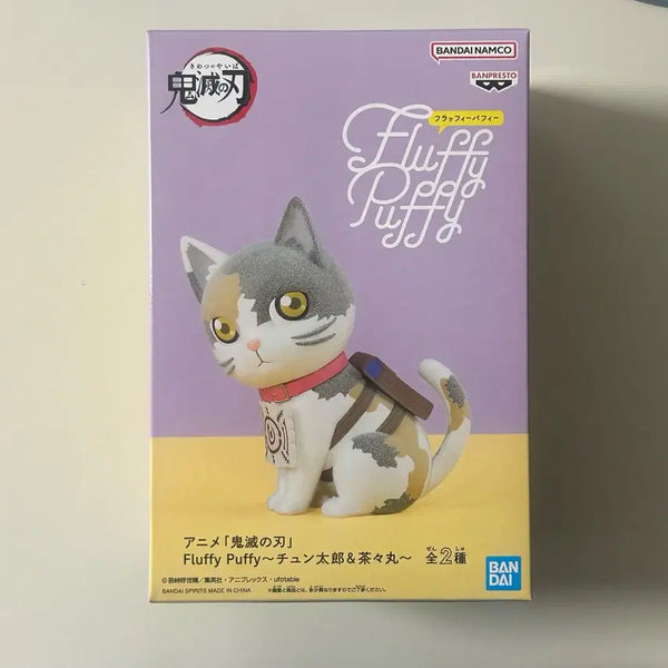 [BUNJANG] Demon Slayer Chachamaru & Chyunitaro Cat Character Figures Bundle Set / 귀멸의 칼날 차차마루/짹타로 일괄 판매합니다