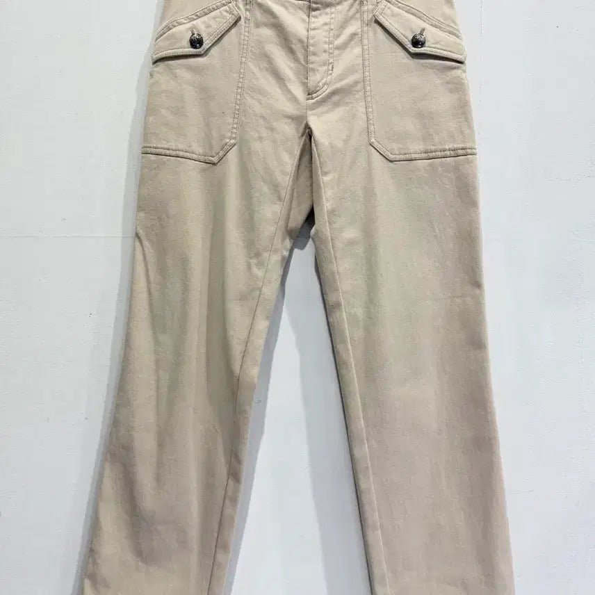 [BUNJANG] Max Mara Weekend Line Beige Cotton Pants Size 25 / MaxMara 위켄드 라인 면바지 베이지 25 매장판