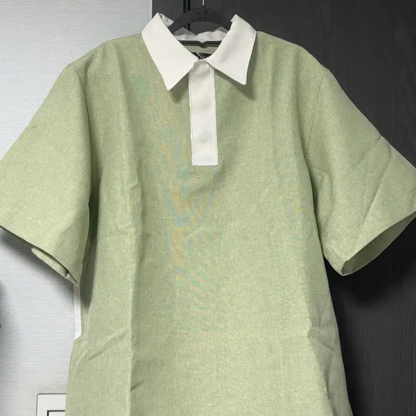[BUNJANG] STU Cut-off T-shirt Light Green / STU 러드 컷오프 티셔츠 라이트 그린