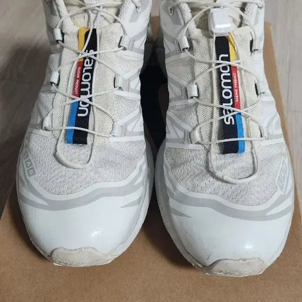 [BUNJANG] Salomon XT-6 White Running Shoes (Size 265) / 살로몬 xt-6 화이트 265 팝니다.