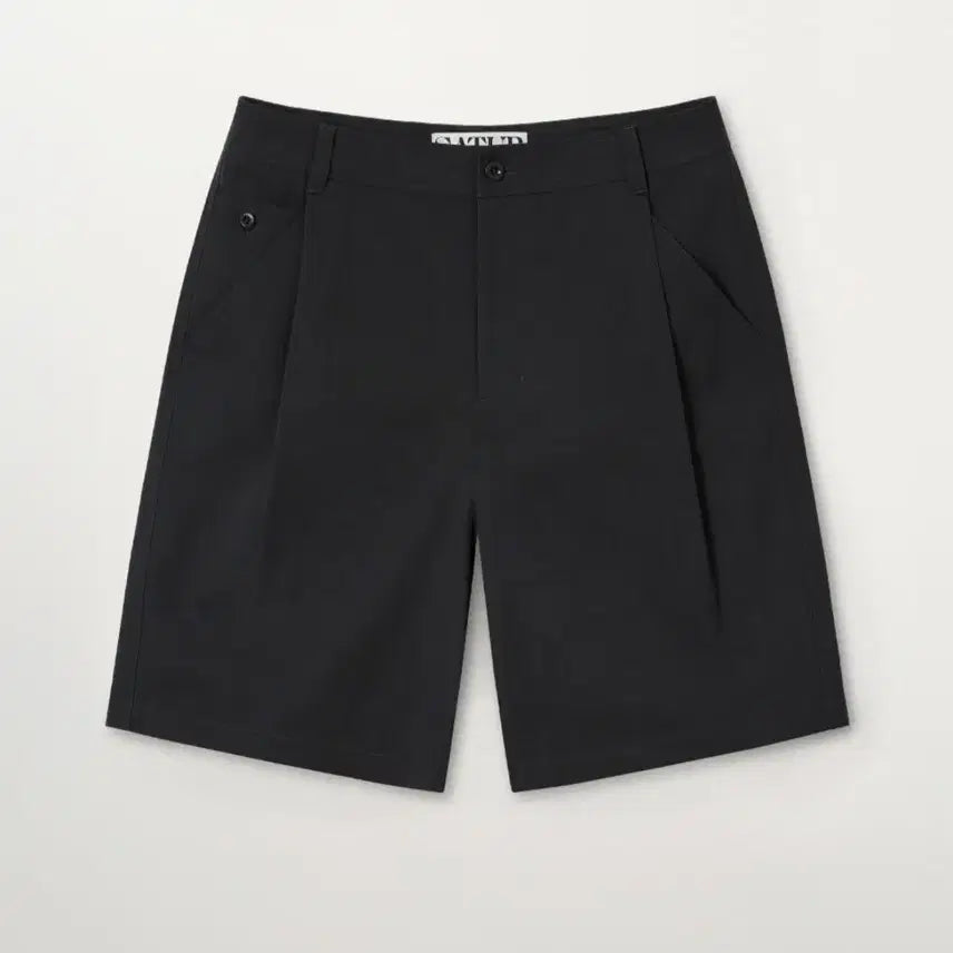 [BUNJANG] Sette Pocket Cotton Chino Shorts Black / 세터 포켓 코튼 치노 쇼츠 블랙