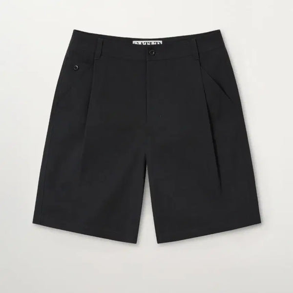 [BUNJANG] Sette Pocket Cotton Chino Shorts Black / 세터 포켓 코튼 치노 쇼츠 블랙