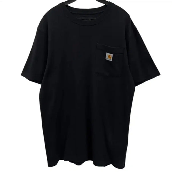 [BUNJANG] Carhartt Basic Black Short Sleeve T-Shirt / 칼하트 반팔 티셔츠 블랙