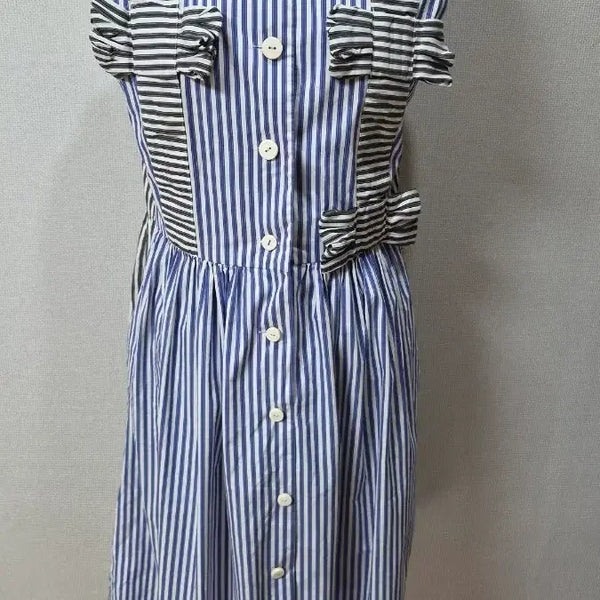 [BUNJANG] Lucky Chouette Striped Midi Dress / A-148 럭키슈에뜨