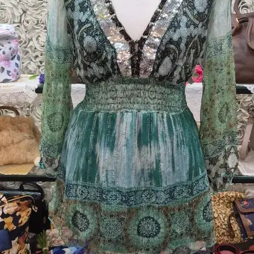 [BUNJANG] 100% Silk Blouse / 실크 100% 블라우스 (55)