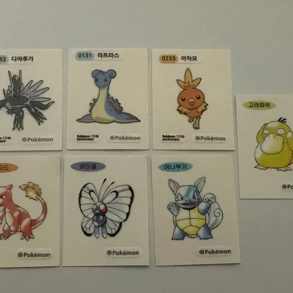[BUNJANG] Pokemon Bread Stickers Bundle Set / 폿켓몬빵 스티커 일괄판매
