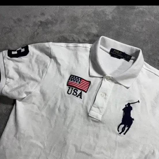 [BUNJANG] Polo Ralph Lauren USA Big Pony Polo Shirt / 폴로 랄프로렌 usa 빅포니 카라티 (레어)
