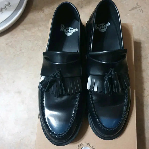 [BUNJANG] Dr. Martens Adrian Arcadia Navy Leather Loafers / 닥터마틴 아드리안 아카디아 네이비 280
