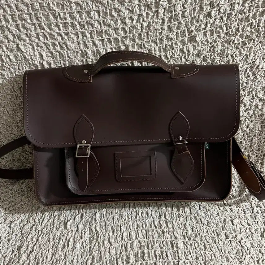 [BUNJANG] Zatchels Chestnut 16-inch Satchel Bag / 영국 자첼백 Zatchels 체스트넛 16인치