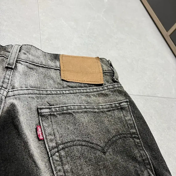 [BUNJANG] Levi's 512 Black Washed Cut-off Denim Shorts / [30] 빈티지 리바이스 512 블랙 워싱 컷오프 데님 팬츠 반바지