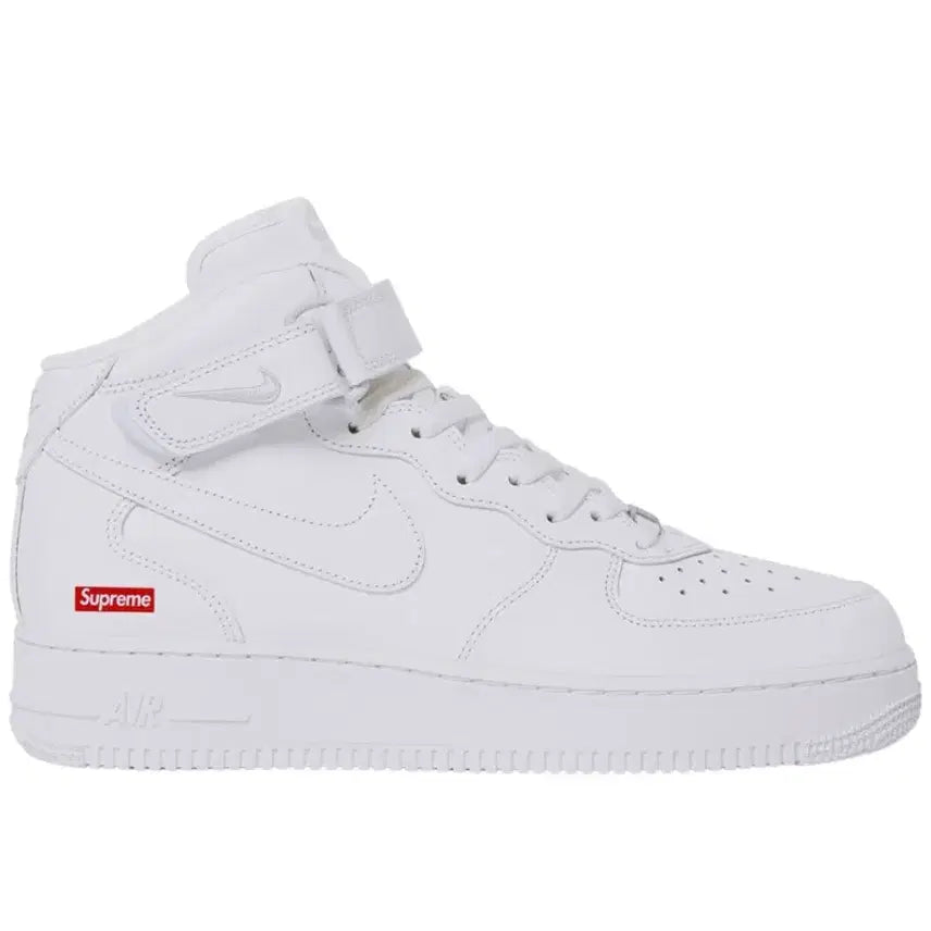 [BUNJANG] Supreme Nike Air Force 1 Mid White 280mm / 슈프림 나이키 에어포스 1 미드 화이트 280