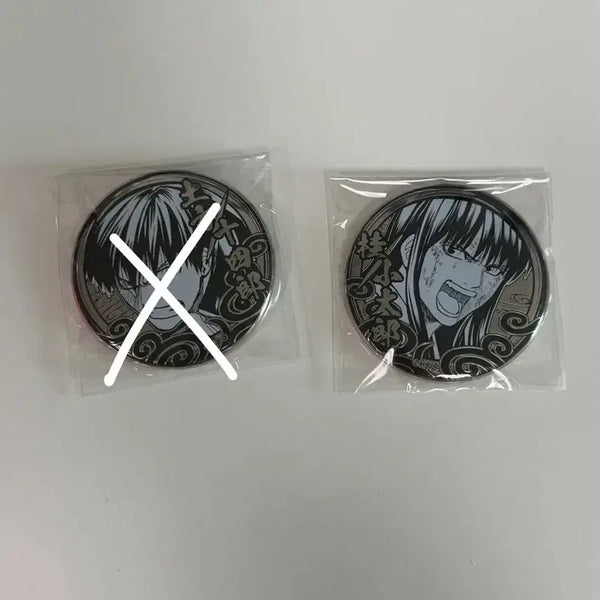 [BUNJANG] Gintama Katsura Metal Pin / 은혼 실버소울 뱃지 카츠라