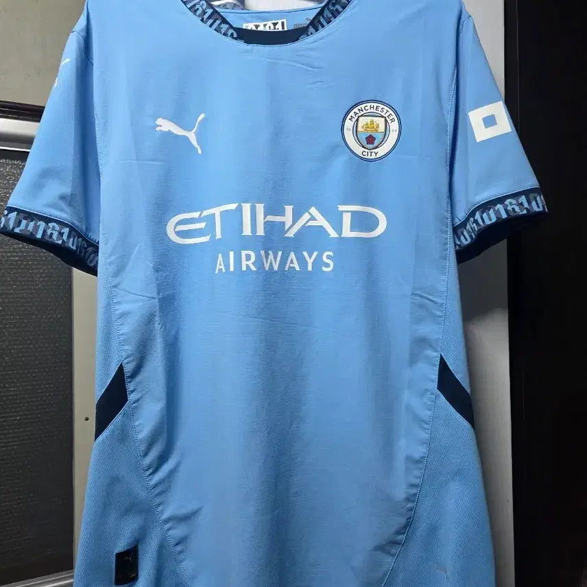 [BUNJANG] Manchester City 24-25 Home Authentic Jersey L / 맨체스터 시티 24-25 홈 어센틱 해외 L