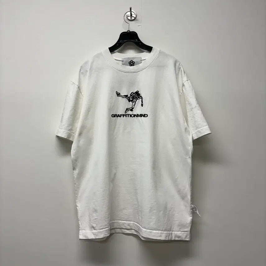 [BUNJANG] Graffiti on Mind White T-Shirt / 그래피티온마인드 화이트 반팔티