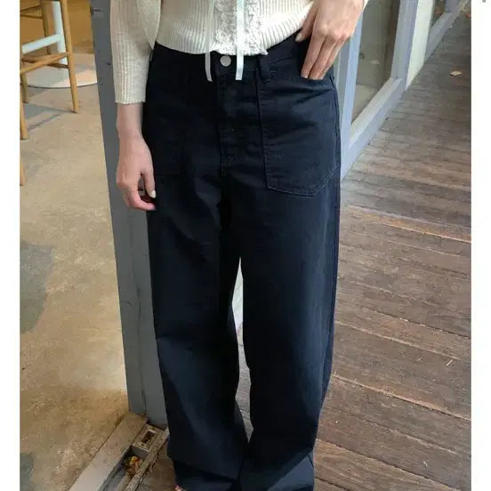 [BUNJANG] Ordinaryment Cannon Wide Cotton Pants S / 오디너리먼트 케넌 와이드 코튼 팬츠 s