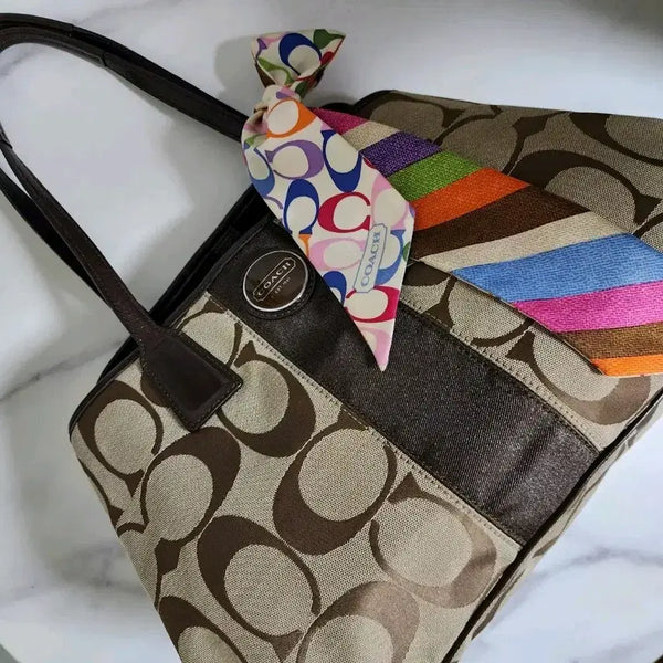 [BUNJANG] Coach Carrie Lock Tote Shoulder Bag / 상태굿) 코치 캐리올 키스락 토트, 숄더백