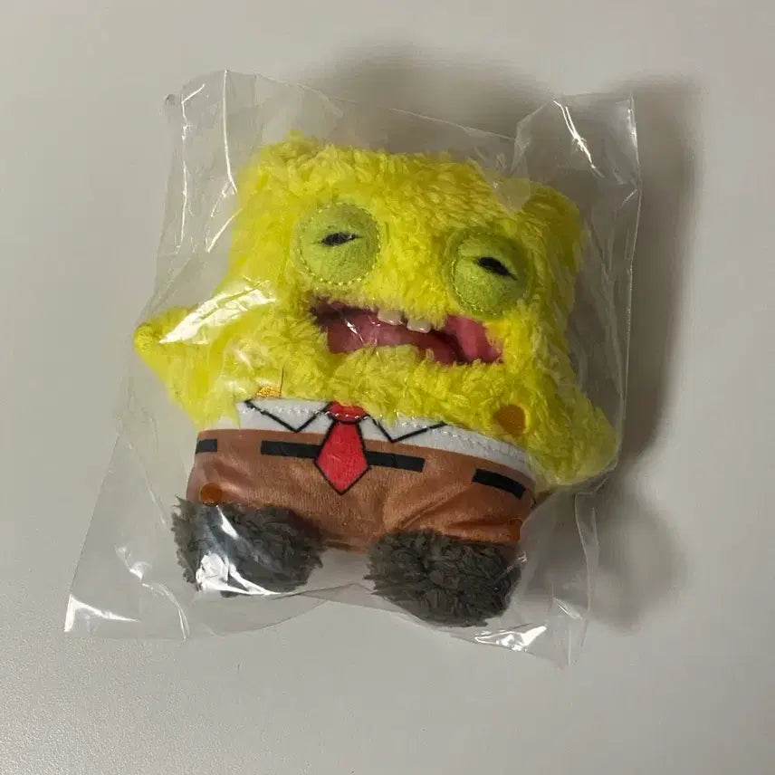 [BUNJANG] Fuggler SpongeBob Doll Keychain (Sealed) / (미개봉) 퍼글러 스폰지밥 인형 키링