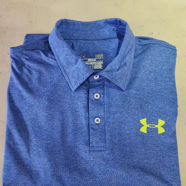 [BUNJANG] Under Armour Functional Polo T-Shirt Blue 2XL / 언더아머 기능성 카라티 블루 2XL
