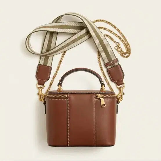 [BUNJANG] Zara Two-Way Chain Shoulder Bag / 브라운 숄더백 zara 투웨이 체인 백 가방