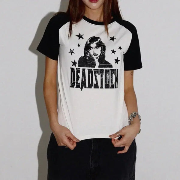 [BUNJANG] Apex Design Deadstock Cropped T-Shirt / 에이펙스 디자인 데드스탁 크롭 티셔츠