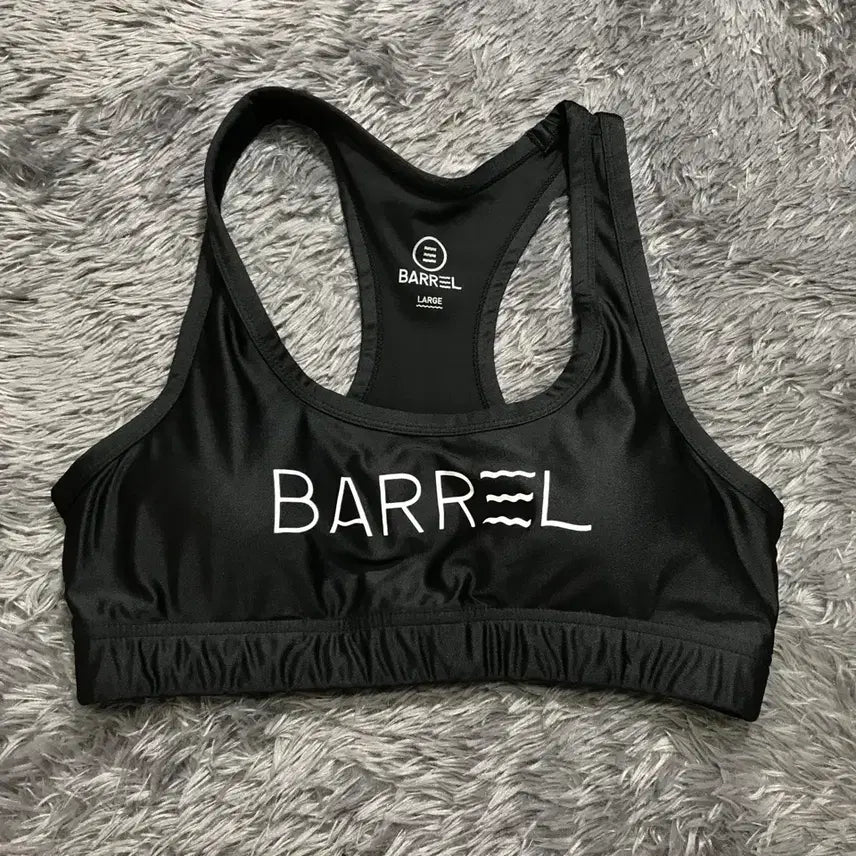 [BUNJANG] Barrel Women's Black Swim Bra Top (L) / [[여성 L] 배럴(BARREL) 스윔 브라탑@825