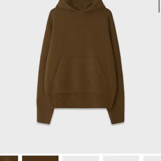 [BUNJANG] Church's Romper Cashmere Knit Hoodie Brown M / 처칠롬퍼 캐시미어 니트후드 브라운 m