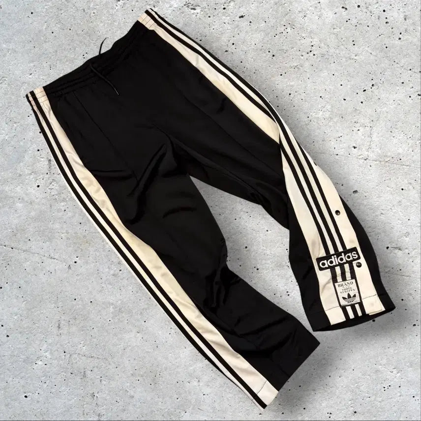 [BUNJANG] Adidas Adibreak Button Track Pants Black XL / [XL] 아디다스 아디브레이크 버튼 트랙 팬츠 블랙 E374