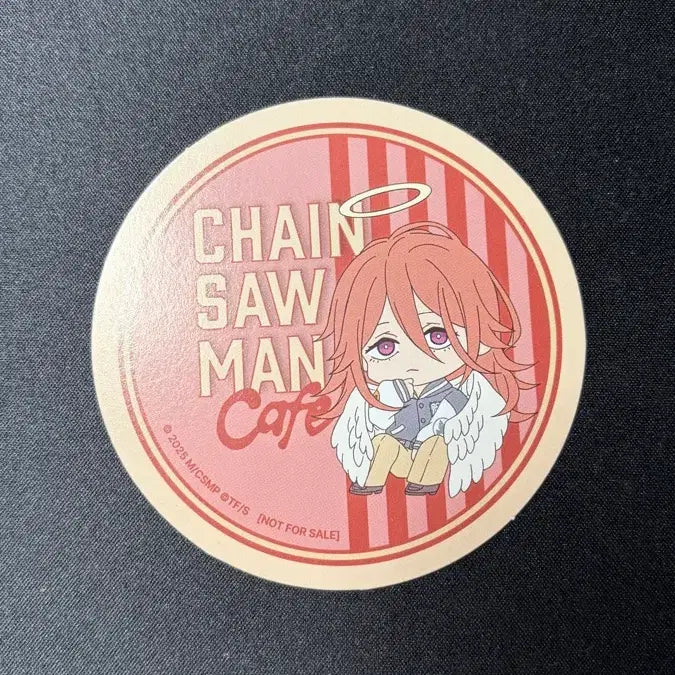 [BUNJANG] Chainsaw Man Collaboration Cafe Exclusive Circular Coaster - Angel Devil / 체인소맨 콜라보 카페 후기 구매 특전 원형코스터 천사의악마