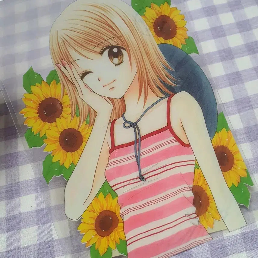 [BUNJANG] Lovework Summer Girl Clear Postcard / (일본고전) 러브워크 클리어 엽서 여름 소녀 투명 포토 카드 민트향우리들