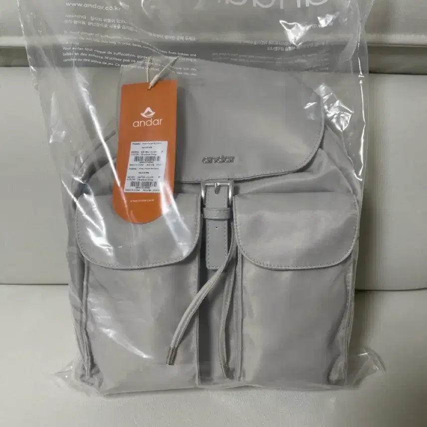 [BUNJANG] Andar Urban Pocket Backpack Shadow Grey New / 안다르 어반 포켓 백팩 섀도우그레이 새상품