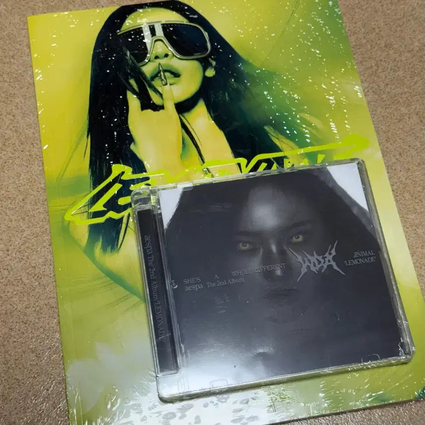 [BUNJANG] Aespa Ningning Lemonade Album Set (Acid Ver. + Mutant Ver.) - Sealed / 에스파 레모네이드 미개봉 앨범 닝닝 세트 lemonade aespa