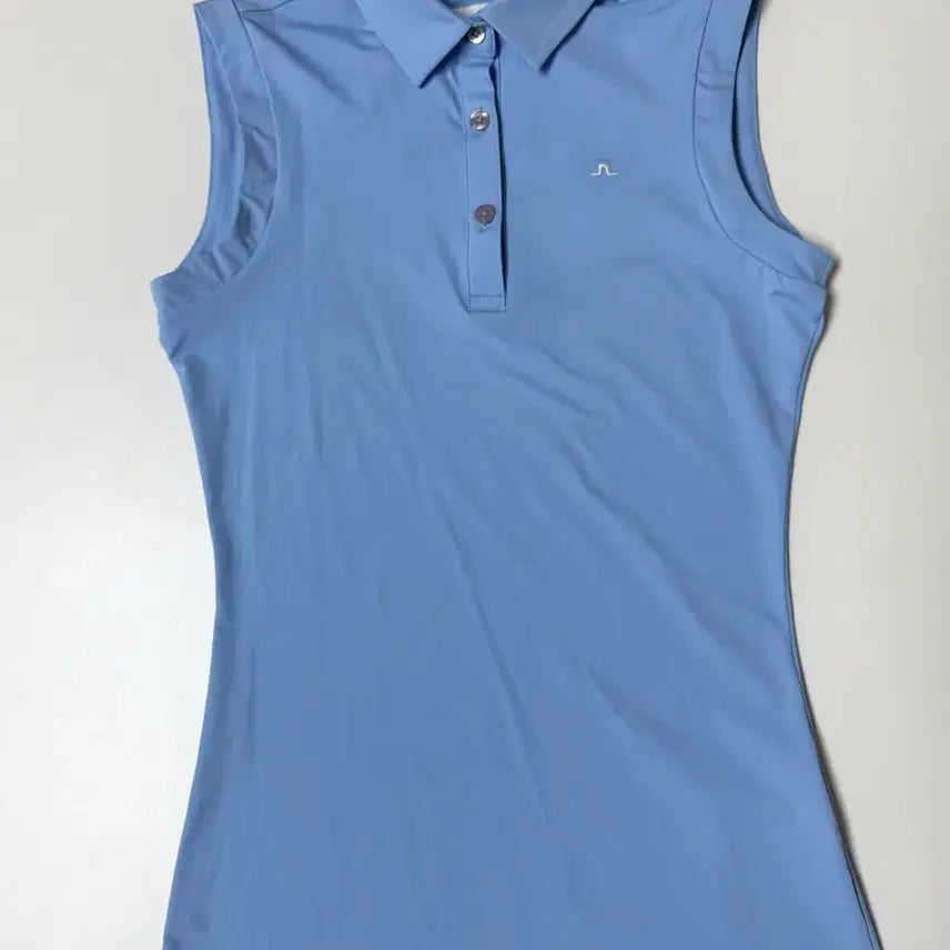 [BUNJANG] J.Lindeberg Women's Sleeveless Golf Polo Shirt XS Sky Blue / 제이린드버그 여성 골프 티셔츠 xs