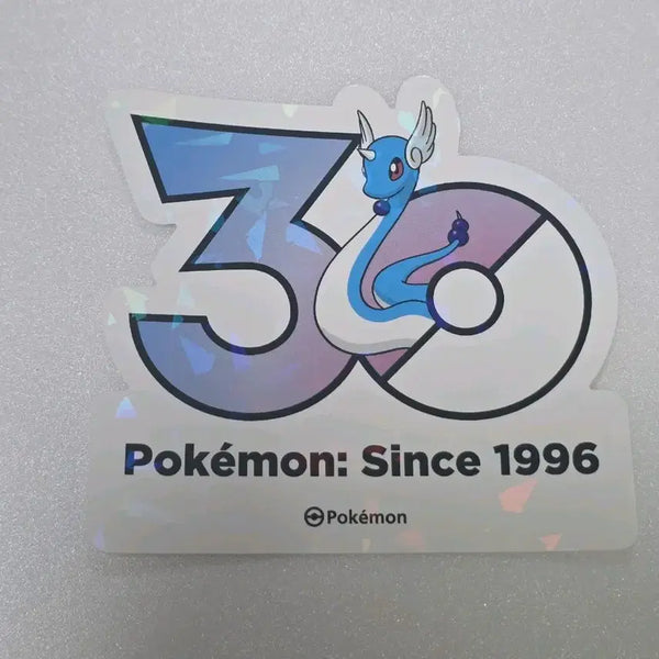 [BUNJANG] Pokemon Center 30th Anniversary Logo Sticker - Shin-Oh / 포켓몬 성수 30주년 로고 스티커 신뇽