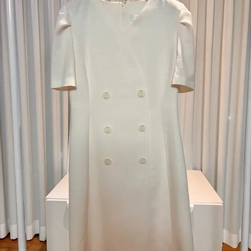 [BUNJANG] Ivory Line Summer Dress / 백화점 라인 여름 원피스