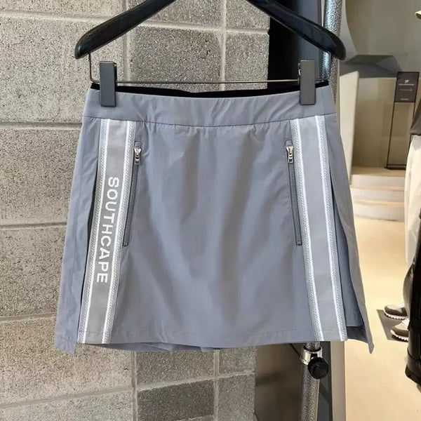 [BUNJANG] Women's Golf Skirt (Gray & Navy) / 여성 골프 스커트 그레이&네이비