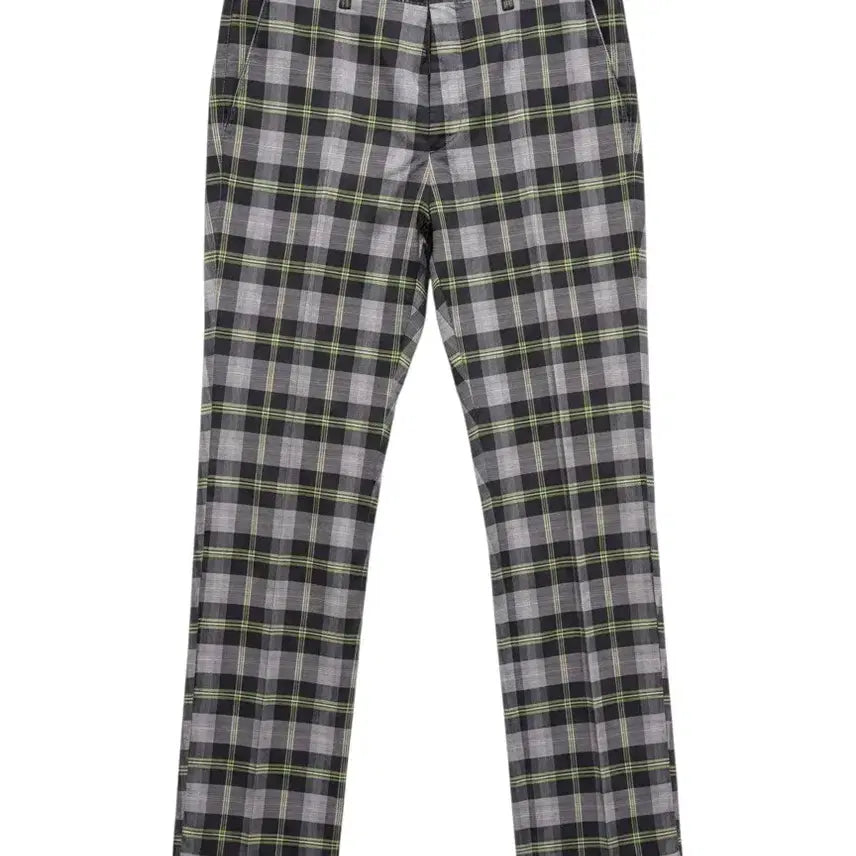 [BUNJANG] Men's Golf Summer Checkered Pants Trousers / 남성76/ 핑 골프 여름용 체크 팬츠 바지