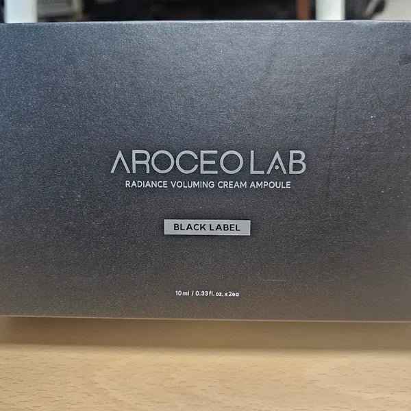 [BUNJANG] Arocell Radiance Voluming Cream Ampoule Black Label Set (2-Pack) / (2개세트)아로셀 크림 앰플 _레디언스 볼루밍 블랙라벨