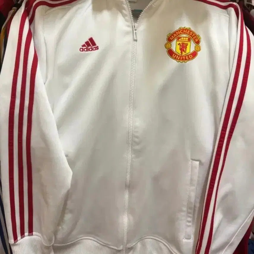 [BUNJANG] Adidas Manchester United Jersey White/Red - XL / 아디다스 대장급 맨유 져지 흰빨 국내XL