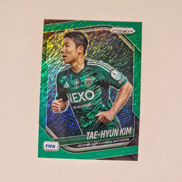 [BUNJANG] Panini Prism 2025-26 Kim Tae-hyeon Limited Green Shimmer Card / (신제품) 파니니 프리즘 전북현대 김태현 2한정 그린
