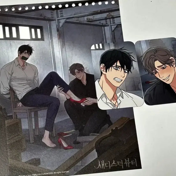 [BUNJANG] Merchem Sadistic Beauty Side Story B Photocard and Calendar Set / 봄툰 메르헨 새디스틱뷰티 외전B 새뷰