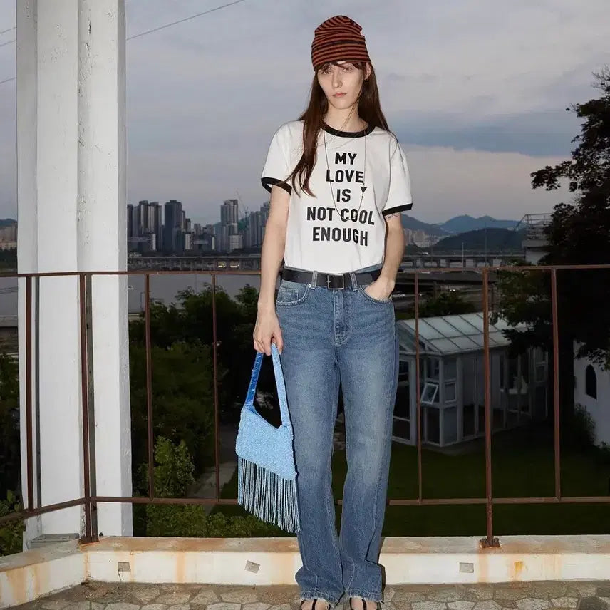 [BUNJANG] Tyle Ringer T-Shirt / 타일레 반팔 티셔츠(링거티)