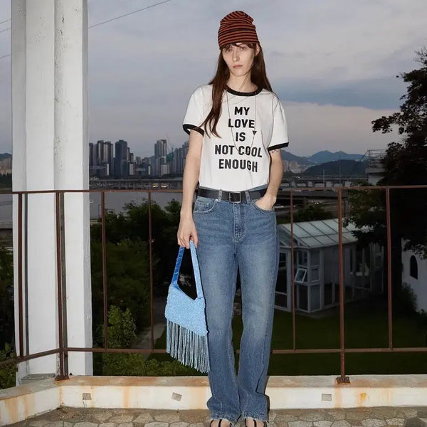 [BUNJANG] Tyle Ringer T-Shirt / 타일레 반팔 티셔츠(링거티)