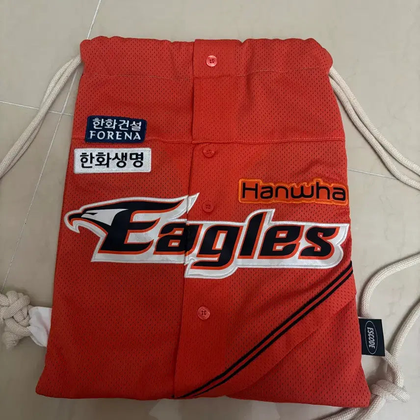 [BUNJANG] Hanwha Eagles Authentic Gym Sack / 한화 이글스 어센틱 짐색