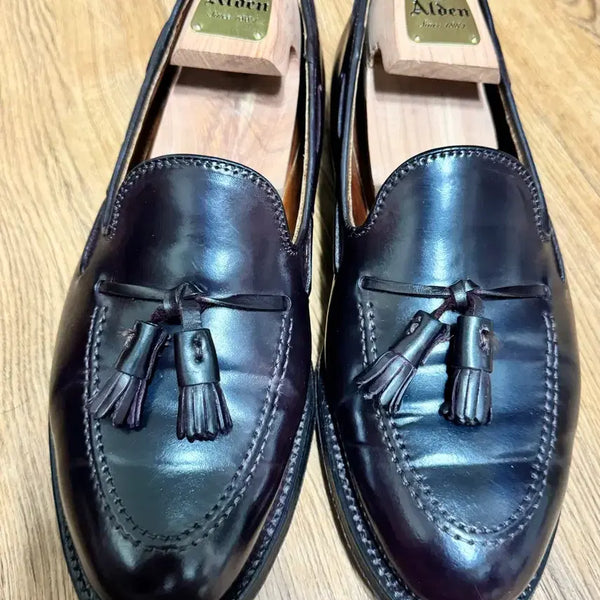 [BUNJANG] Alden 563 Tassel Loafer Burgundy 8.5E / 알든 테슬로퍼 563 사이즈 8.5E
